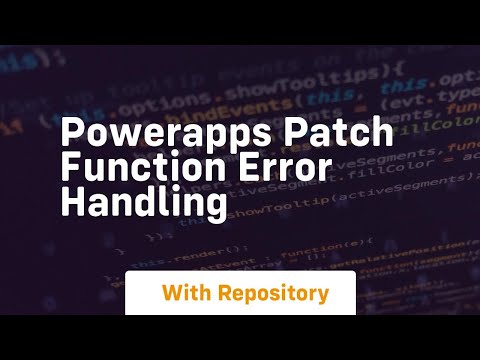 powerapps patch function