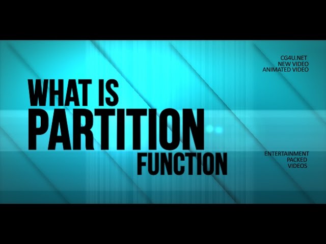 What is Partition Function (Animation)