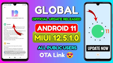 [OFFICIAL RELEASED] Redmi Note 8 Pro MIUI 12.5 & Android 11 New Update Rollout😍 | Android 11 | 12.5