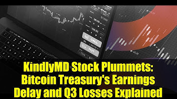 KindlyMD Stock Plummets: Bitcoin Treasury