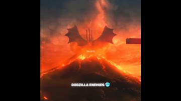 Godzilla enemies 🥶 #shorts #trending