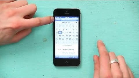 How to Share iPhone Calendars : iPhone Tips