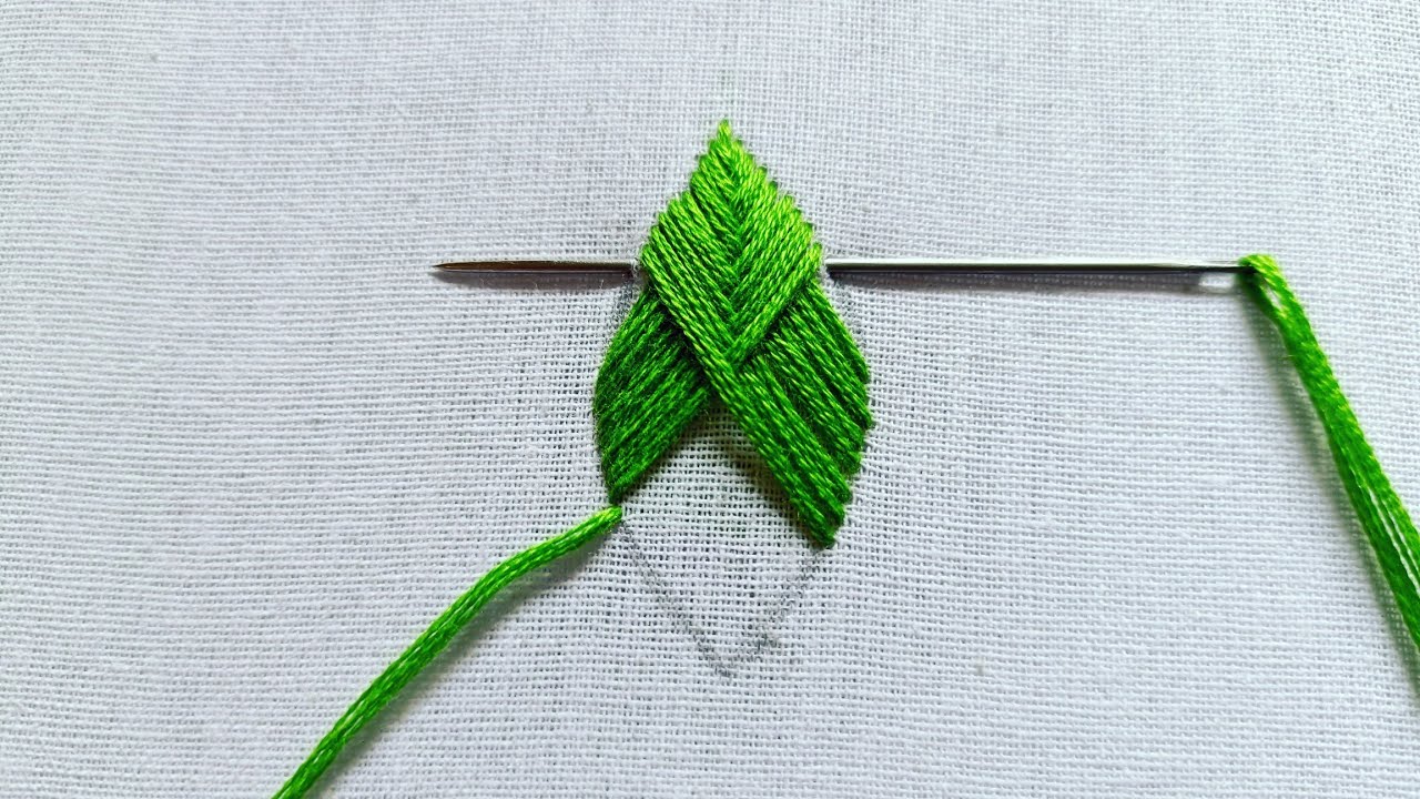 (Class - 14) Raised Fishbone Stitch