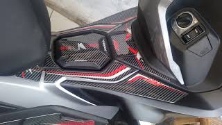 Sticker Stiker Timbul Resin SidePad Honda ADV 150