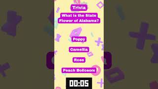 state flower alabama #dailytriviatoday #games #graymatter #quiz #trivia #colffe