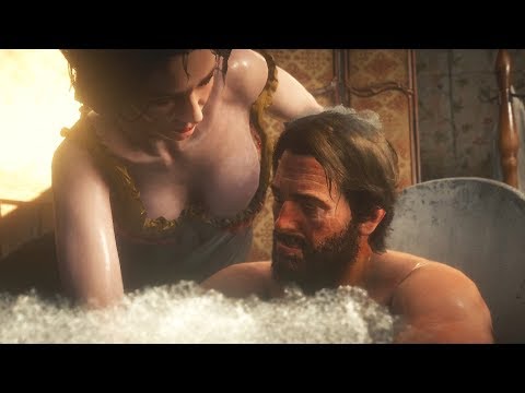 Arthur Having a Deluxe Bath - Red Dead Redemption 2