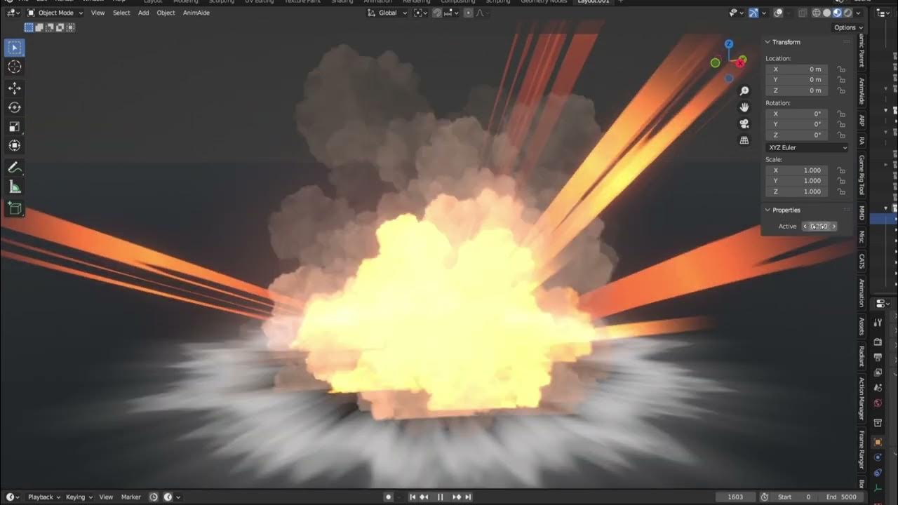 Blender Explosion Experiment YouTube