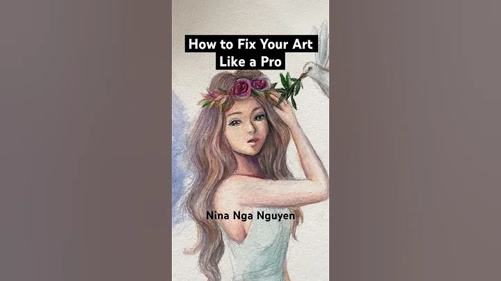 How to Fix Your Art Like a Pro😇 #NG #drawing #artlovers #watercolor #painting #sketching #artwork thumbnail