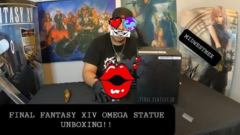 UNBOXING FINAL FANTASY 14 OMEGA STATUE AND ALL 4 STATUE IN-GAME EMOTES!!