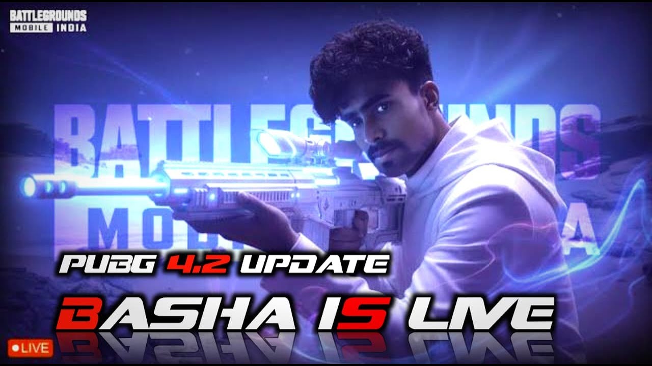 BGMI 4.2 UPDATE 💥India's Fastest 5 Finger player wBASHA 