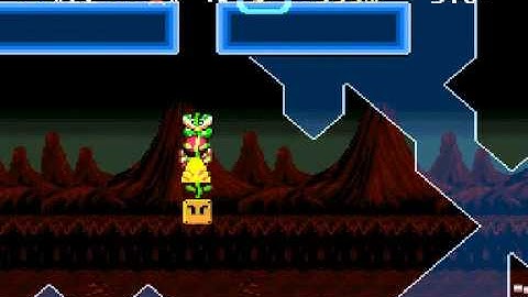 SMWCP Walkthrough Level 47 - Crystals on Fire