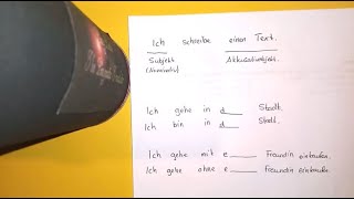 DaZ /DaF: Deklination endlich verstehen | Understanding German articles