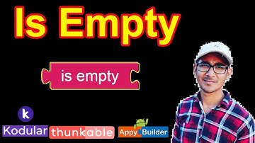 Is empt text block thunkable, Kodular or appybuilder hindi video