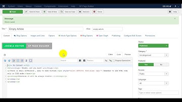How to use HTML in Joomla