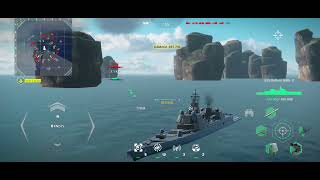 New battle ship test drive in modern warships screenshot 5