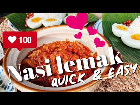 Nasi Lemak Rice Recipe Easy