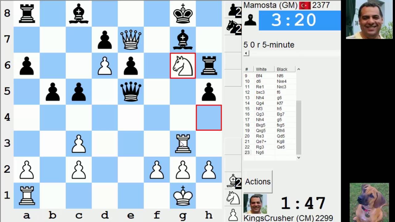 LIVE Blitz #3322 (Speed) Chess Game: White vs GM Mamosta in Sicilian ...