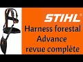 Harnais Stihl Forestal Advance revue complète