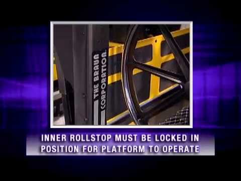 The Braun Corporation - Public Use Wheelchair Lift Operational Video 