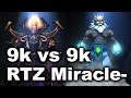 Arteezy vs Miracle- World First 9k vs 9k Battle NEL Dota 2