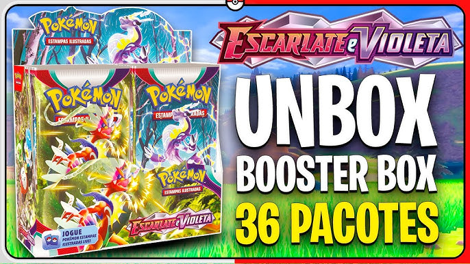 Box 36 Booster Cards/Cartas Pokémon EV2 TCG Estampas Ilustradas