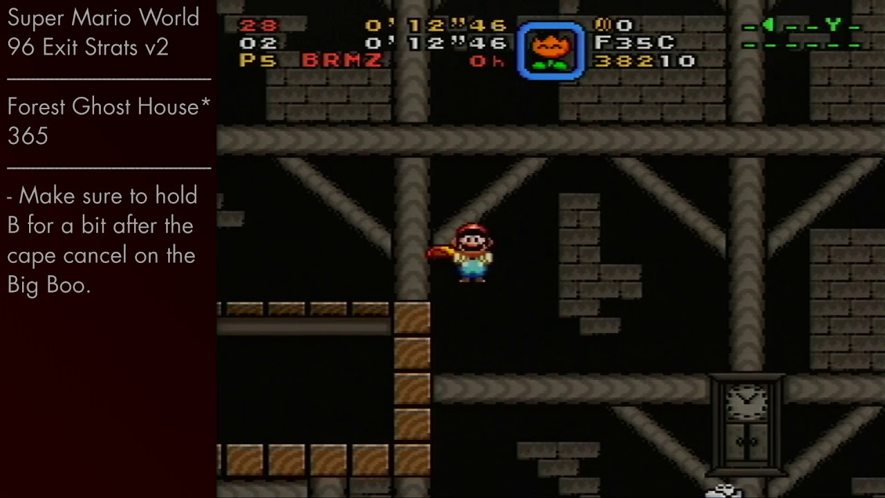 SMW - Forest Ghost House (Secret) - 365 - YouTube