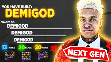 THE *NEW* MOST BROKEN BUILD ON NEXT-GEN NBA2K21 GAMEBREAKING DEMIGOD! 74 BADGES! THE LAMONSTA BUILD