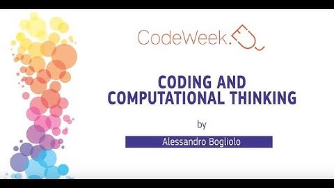 Coding and Computational Thinking, by Alessandro Bogliolo