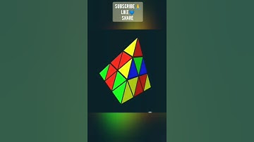 pyramid cube solved in just 7 sec 😱 | #rubikscube #puzzle #shorts #pyramid