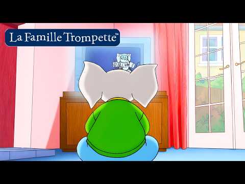 La grève devant la télé ! 📺🐘| La Famille Trompette | Compilation | Dessin animé
