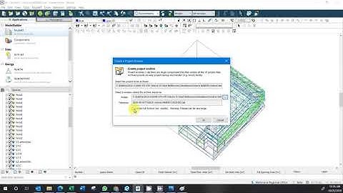 Creating an archive/back up file in IES-VE