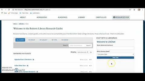 Chat with a Librarian