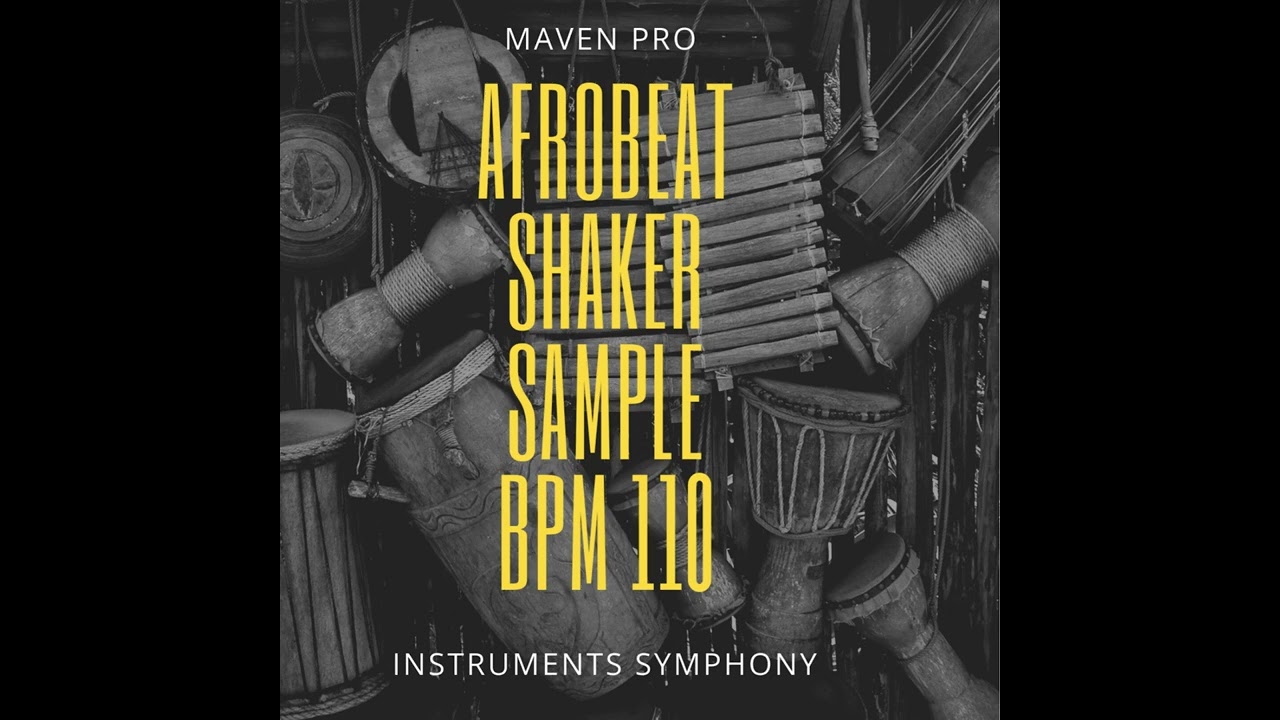 Afrobeat shaker sample 110