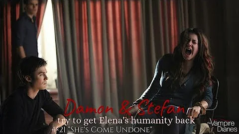 Damon & Stefan try to get Elena's humanity back | ...