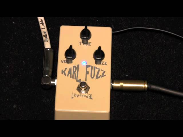 LovePedal Karl Fuzz Pedal - YouTube