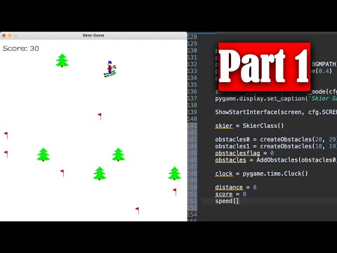 The Skier Game PYTHON Tutorial: Project Set-Up (Part 1)