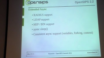 Introduction in OpenSIPS 2.2 - Bogdan Iancu