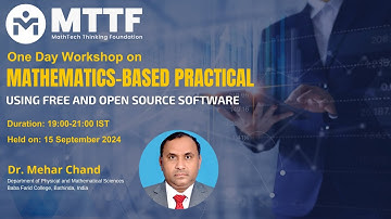 Mathematics-Based Practical Using Free and Open Source Software | Open Source Software | Python | R