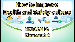 Information How to Improve Health & Safety Culture | Element 3.2 Complete Lecture I NEBOSH IG Update