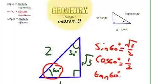 Geometry - Triangles - Lesson 9