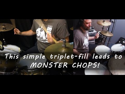 This most useful triplet sticking will open the floodgates to more drum fills!