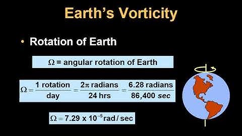 ATSC 210 Kinematics Part 2 - Earth