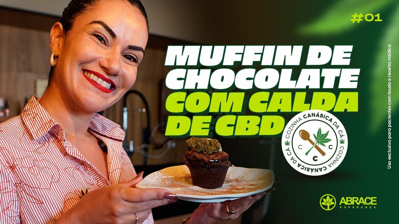 Receita: Muffin de Chocolate com Calda de CBD
