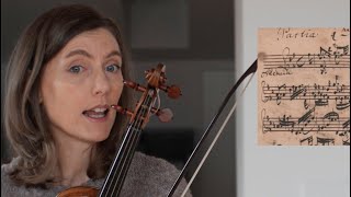 Lecture-Recital: J.S. Bach Partita in b minor BWV 1002. Penelope Spencer - baroque violin