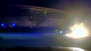 Full Vehicle bursts into flames during police chase Update