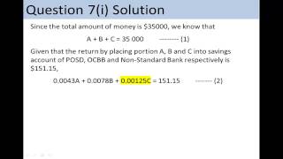SOLE eLearning - Tutorial Q7 Solutions