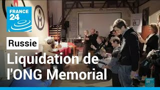 Liquidation de l'ONG Mémorial : 