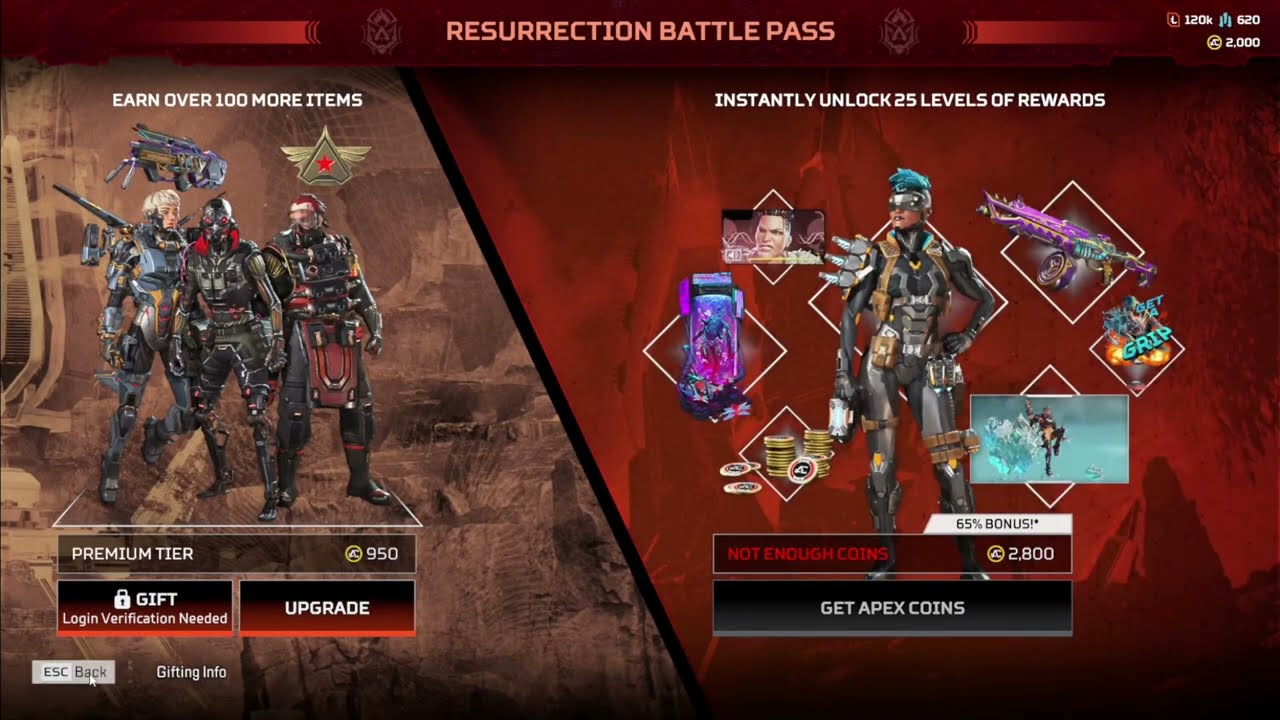 Apex Legends New Bug: Can't Purchase Battle Pass And Packs