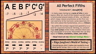 All Perfect Fifths A E B F C G HQ Tuning Notes amp Info World of Tuning Rga Junglism