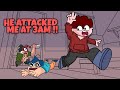 He attacked me at 3am   horror group study story  hindi storytime animation